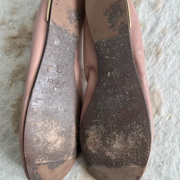 Lanvin flats, buttery soft leather in a beautiful camel. Size 38.5. Stunning. - Picture 3 of 4
